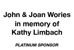 John & Joan Wories in memory of Kathy Limbach - Platinum Sponsor